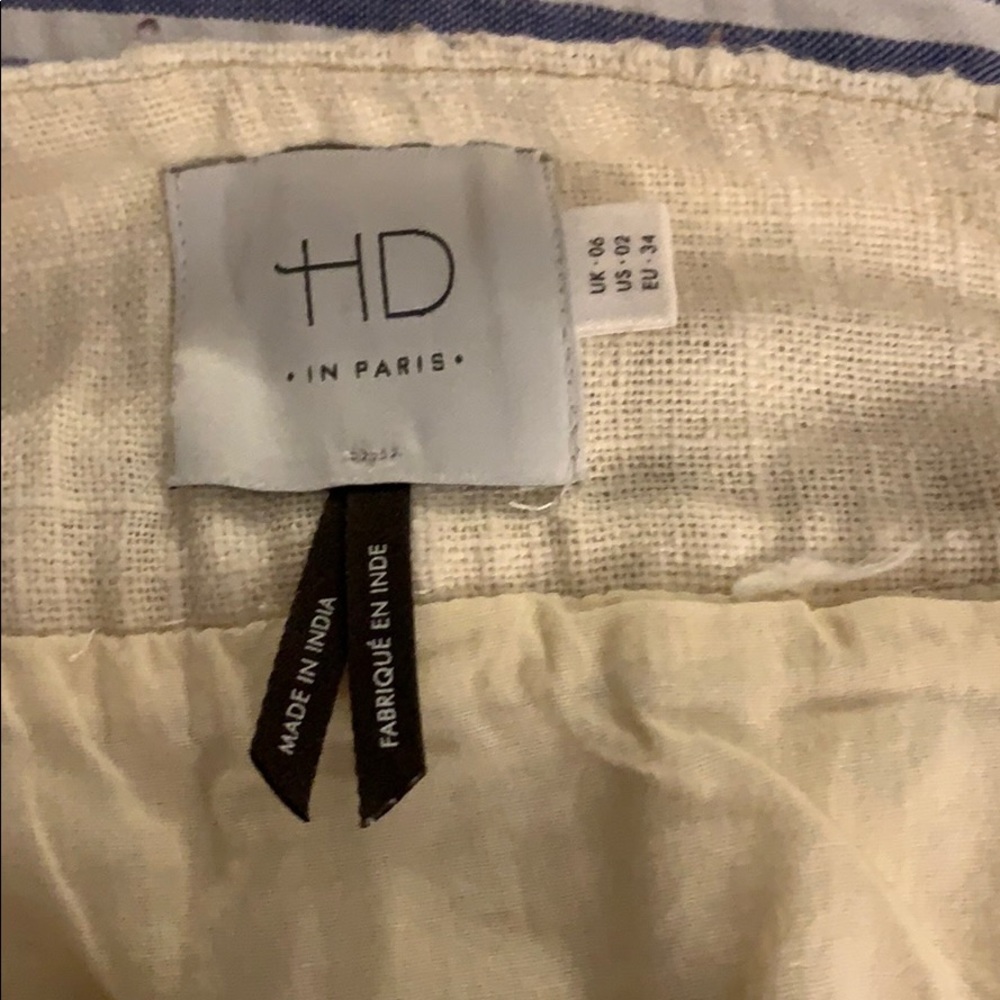 Anthropologie HD in Paris linen fringe skirt - Picture 5 of 9